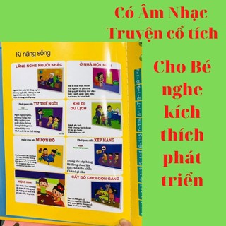 [CTKM] Sách Song Ngữ Anh Việt Thông Minh Cho Bé Sách Điện Tử Phiên Bản Mới Nhất Kèm Đàn Piano Tă
