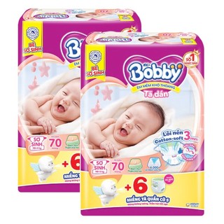 Tã/Bỉm Quần Bobby NB1/ NB2/ SS70/ S56/ LD68/ LQ68/ XL62 Cho Bé | Minizon Kids