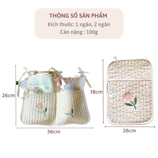 Túi treo nôi cũi,xe đẩy decor style Vintage