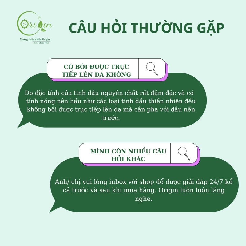 Tinh dầu cam ngọt tự nhiên nguyên chất Origin 10ml - Xông thơm, massage, thư giãn