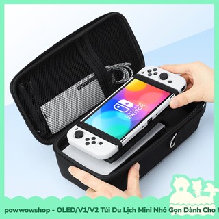 [Sẵn VN - Hỏa Tốc] Oled/V1/V2 Túi Du Lịch Mini Nhỏ Gọn Đựng Máy Game, Dock, Sạc Dành Cho Nintendo Switch Simple & Game