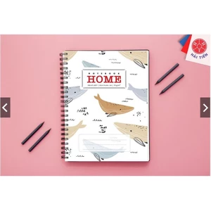 Sổ A4 Home lò xo kép 300 trang- giấy kẻ ngang