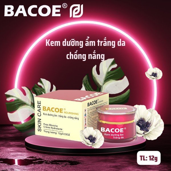 KEM BACOE Kem Dưỡng Ẩm Trắng Da Chống Nắng Bacoe