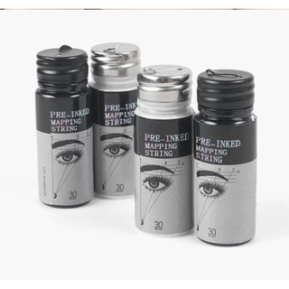 -Chỉ than đựng lọ nhựa mực đen và mực trắng chuyên dụng cho vẽ khung mày phun xăm