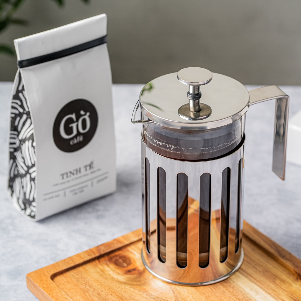 Bình French Press- Bình pha cà phê kiểu Pháp inox 304- Gờ cafe | Shopee ...