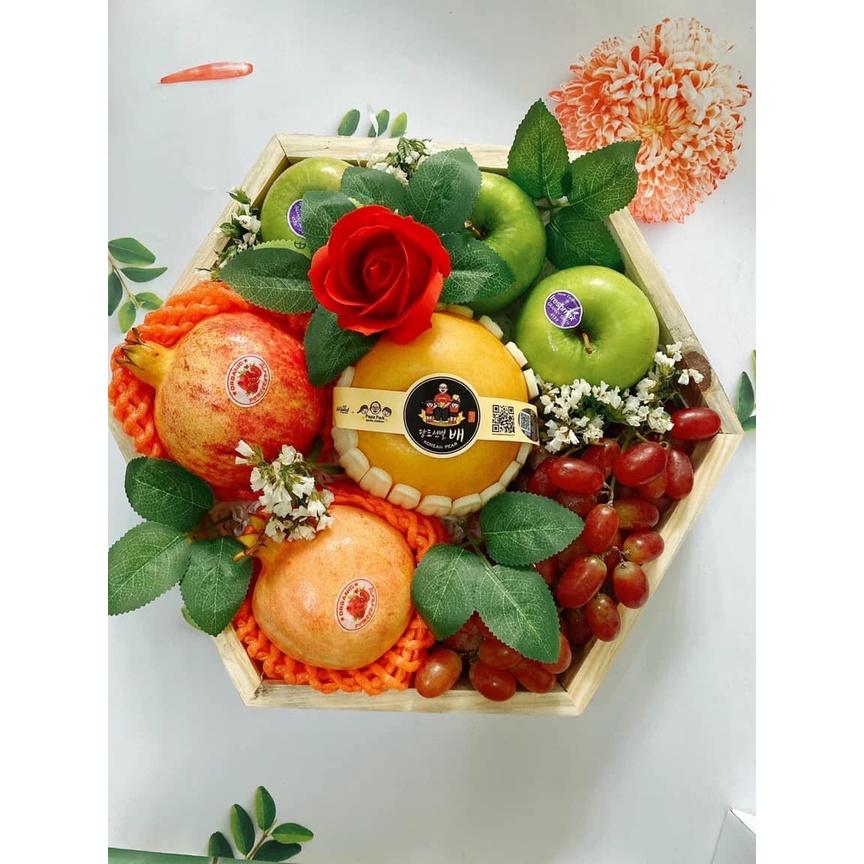 [ HOẢ TỐC ] [ JENNY FRUIT ] Khay trái cây nhập khẩu làm quà tặng
