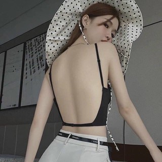 -Áo Lót Nữ Đúc Su 2 Dây  Bản To Thiết Kế Hở Lưng , Có Gọng Nâng Ngực  Sexy 2024