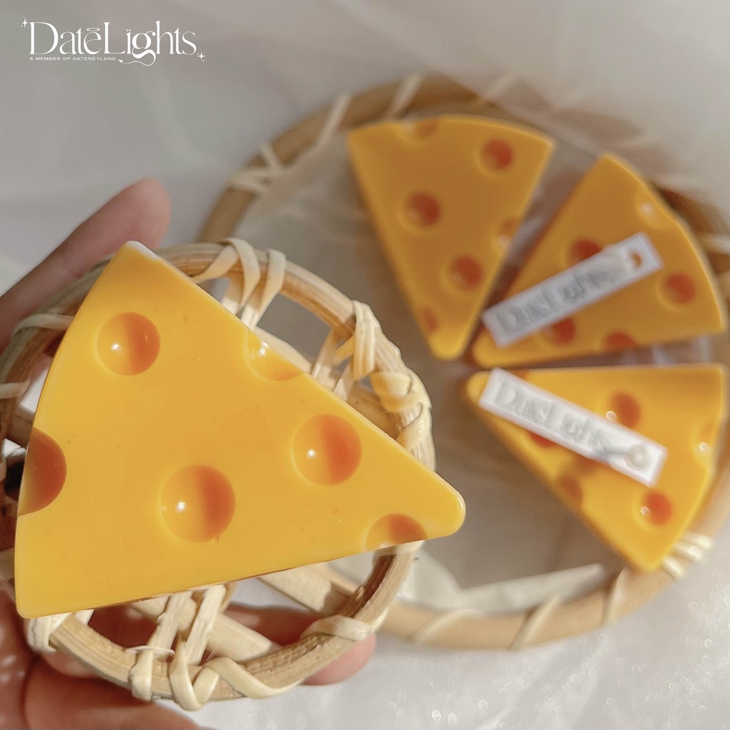 [Freeship] DATENEYLAND - Nến thơm hình Phô mai Say Cheese. Trang trí bàn học bàn làm việc, làm quà tặng. | BigBuy360 - bigbuy360.vn