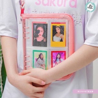 Planner Kim Tuyến Dây Kéo – B5/A5/A6 – Kèm Giấy Ngẫu Nhiên – Sổ Còng Binder