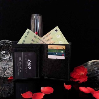 Quà tặng ngày quốc tế đàn ông, quà lễ kỉ niệm - Ví da nam cao cấp ( chuẩn loại 1- kèm thẻ bảo hành )