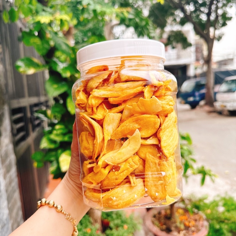 Mít Thái A sấy giòn loại 1 giòn ngọt-Hộp vuông 300G
