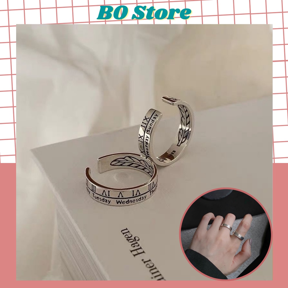 925 Silver Couple Rings by Phụ Kiện Thời Trang BO Store