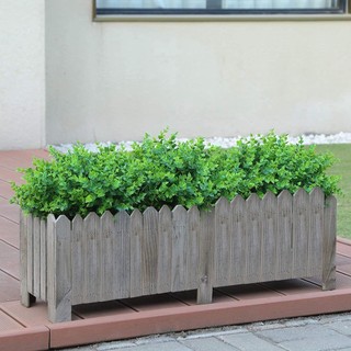 Cành cỏ tai chuột nhựa 5 nhánh 30cm trang trí nhà cửa, cắm chậu cây xanh, decor hàng rào