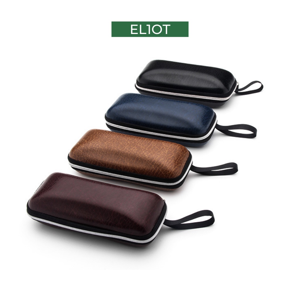 Hộp da đựng kính mắt ELIOT Eyewear có khóa kéo tiện lợi thời trang
