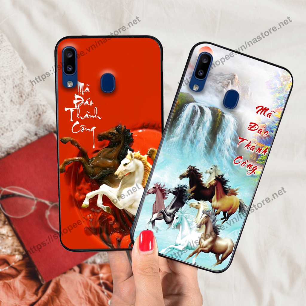 Ốp lưng Samsung M20 M30 thư pháp TÀI LỘC, TÂM AN, CHA MẸ ĐẸP Ý