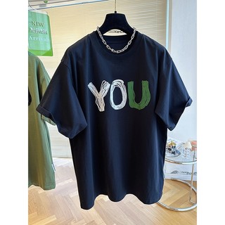 HIIXIIVI Áo thun cotton tay ngắn cổ tròn thời trang mùa hè phong cách Hàn Quốc mới 2023