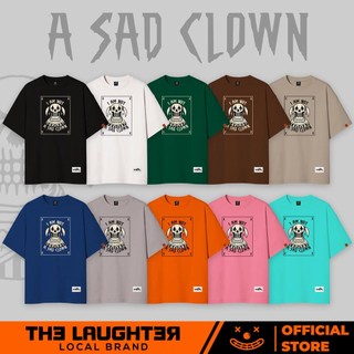 Local brand LAUGHTER SAD CLOWN T-SHIRT - Áo phông Oversize Streetwear