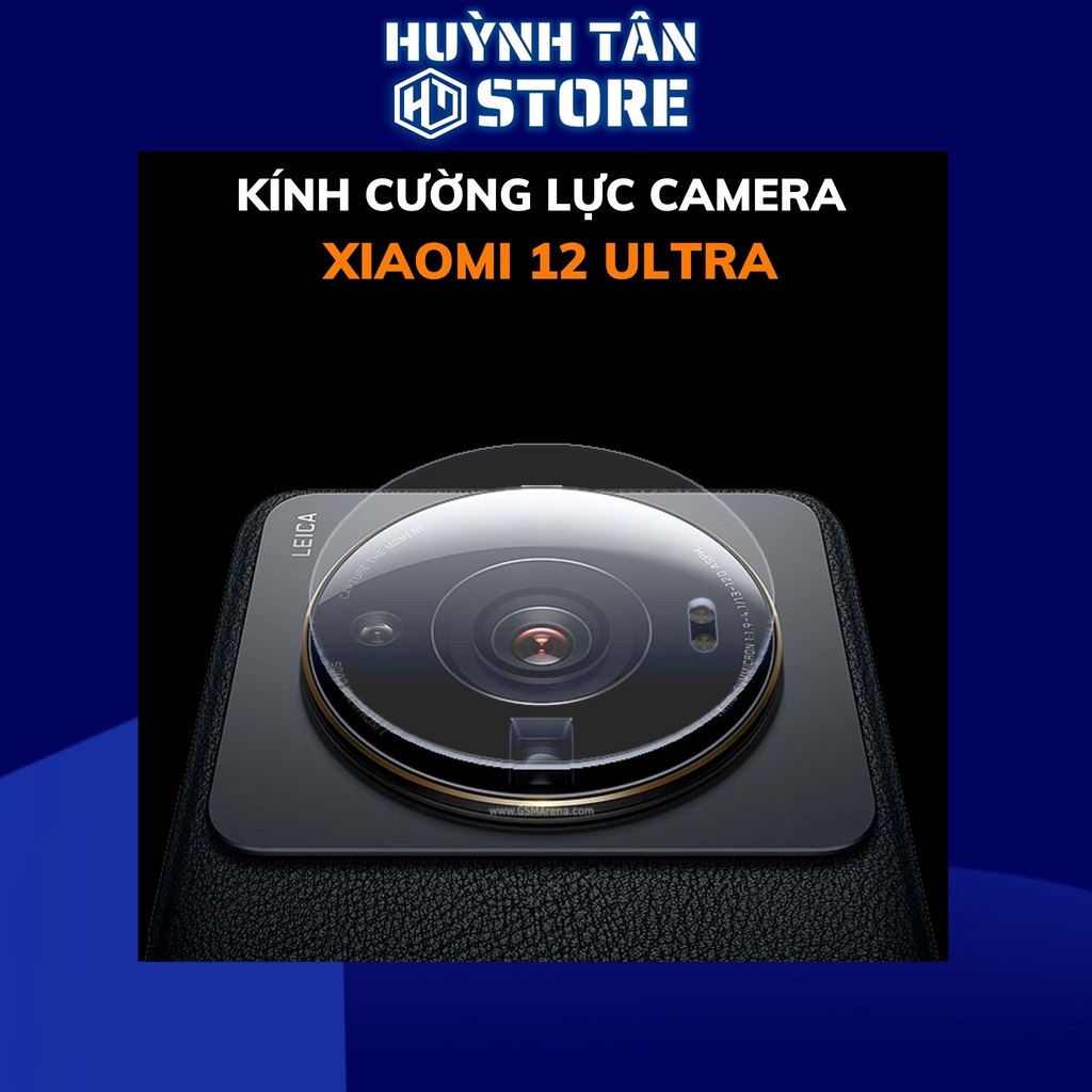 Pellicola Proteggi Fotocamera GIOPUEY Per Xiaomi Mi 12S Ultra – 3 Pezzi Vetro Temperato 2.5D Ultra Sottile, Resistente Ai Graffi