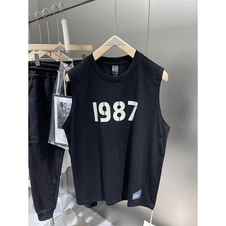 Áo Tank Top Nam Nữ 1987 Fom Rộng Rẻ Đẹp, Chất Cotton Co Dãn 4 Chiều Thấm Hút Mồ Hôi Tốt