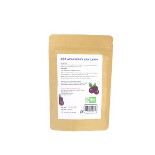 Bột Acai Berry Sấy Lạnh - Tăng Cường Sức Khỏe, Giảm Cân Hiệu Quả, Siêu Thực Phẩm Superfood