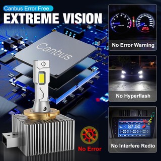 Đèn Pha LED 12V D1S D2S D3S D4S D5S D8S 90000LM Tự Động Bật Tắt 6500K Cho Xe Hơi