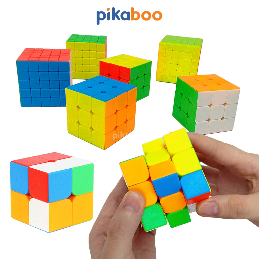 Ảnh Rubic đồ chơi trí tuệ rubik 6 mặt 3x3, 4x4, 5x5 Pikaboo giúp kích thích tư duy phán đoán cho trẻ sớm 2