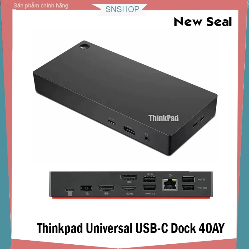 Hub Thinkpad 40AY USB-C Dock - Hỗ trợ xuất 3 màn hình extend ngoài cho ...