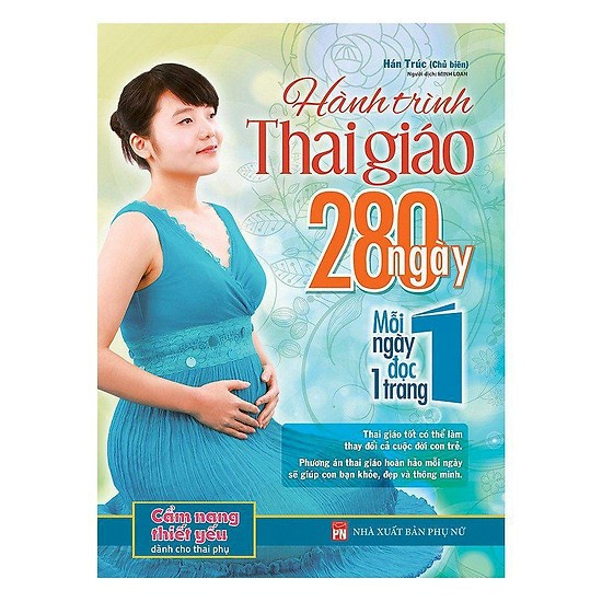 Sách - Hành Trình Thai Giáo - 280 Ngày Mỗi Ngày Đọc Một Trang