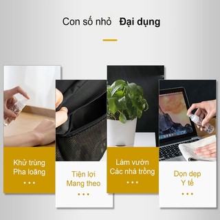 Chai chiết mỹ phẩm chai xịt phun sương lọ chiết dung dịch rửa tay 5ml 10ml 20ml 30ml 50ml 60ml 80ml 100ml