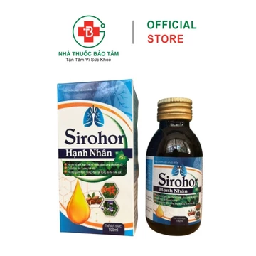 Siro Ho Hạnh Nhân Thảo Dược Giảm Ho, Bổ Phế, Khản Tiếng Kéo Dài - Chai 100ml