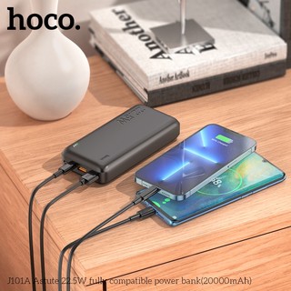 Pin dự phòng Hoco J101A 20000mAh USB QC 3.0 22.5W, TypeC PD 20W - Phụ Kiện Nhất Tín