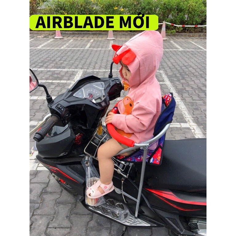 GHẾ ĐI XE MÁY TAY GA AIRBLADE MỚI 2014-2024 AN TOÀN CHO BÉ