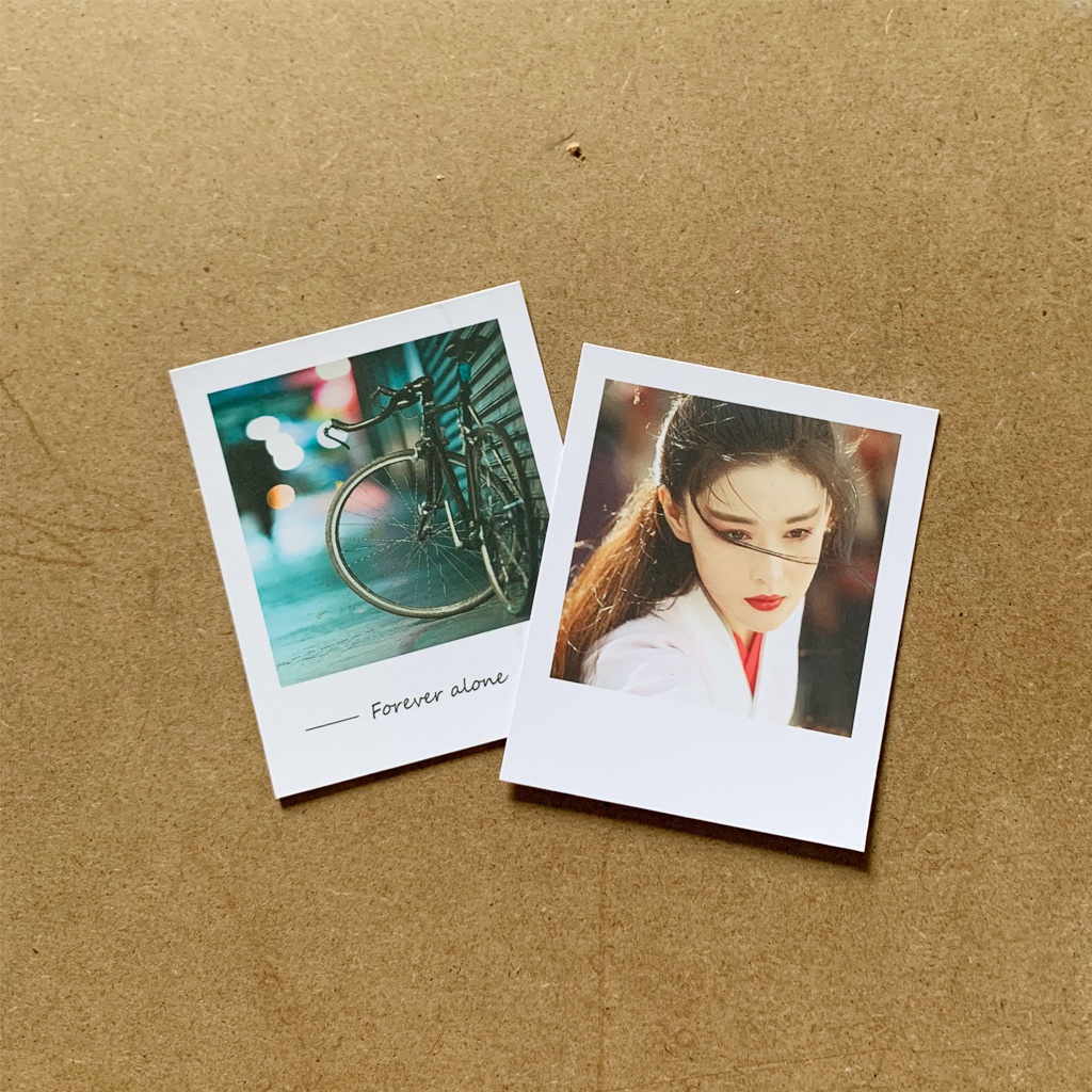 In ảnh pola theo yêu cầu 7.5 x 9cm siêu dày 300gsm SAMI