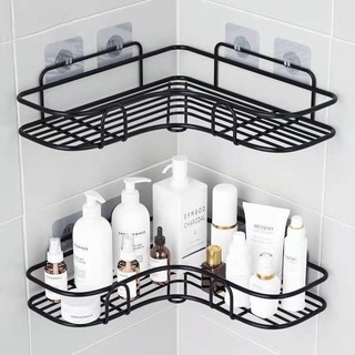 Kệ góc nhà tắm phun sơn tĩnh điện siêu bám tường, lý tưởng cho nhà tắm và nhà bếp.