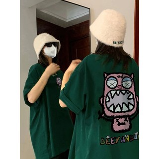 Áo thun HIIXIIVI 100% cotton tay ngắn cổ tròn phong cách Hàn Quốc thời trang mùa hè 2023