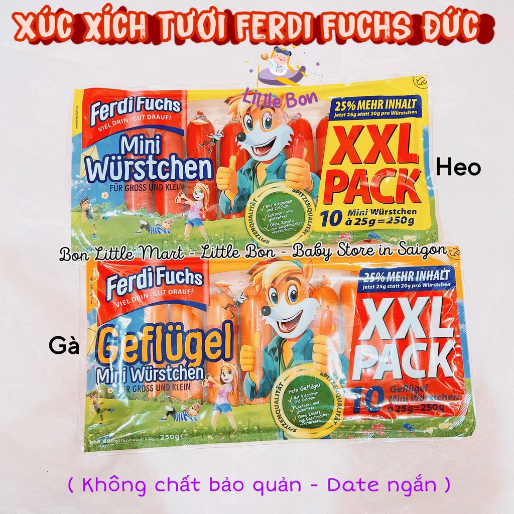 Shopee (10 Xúc bé Fuchs tươi Đức cây/ | Ferdi Nam xích 12M+ Việt cho pack)