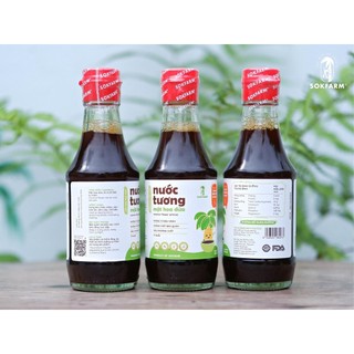 Nước Tương Mật Hoa Dừa Sokfarm 200ml/ 500ml/1L - Xanhsam Natural & Organic