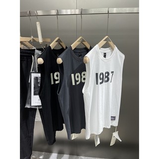 Áo Tank Top Nam Nữ 1987 Fom Rộng Rẻ Đẹp, Chất Cotton Co Dãn 4 Chiều Thấm Hút Mồ Hôi Tốt