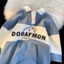 Áo polo form rộng tay lỡ unisex - doremon