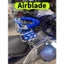 GHẾ SỐ GẬP INOX XE AIRBLADE CÓ VÒNG AN TOÀN CHO BÉ