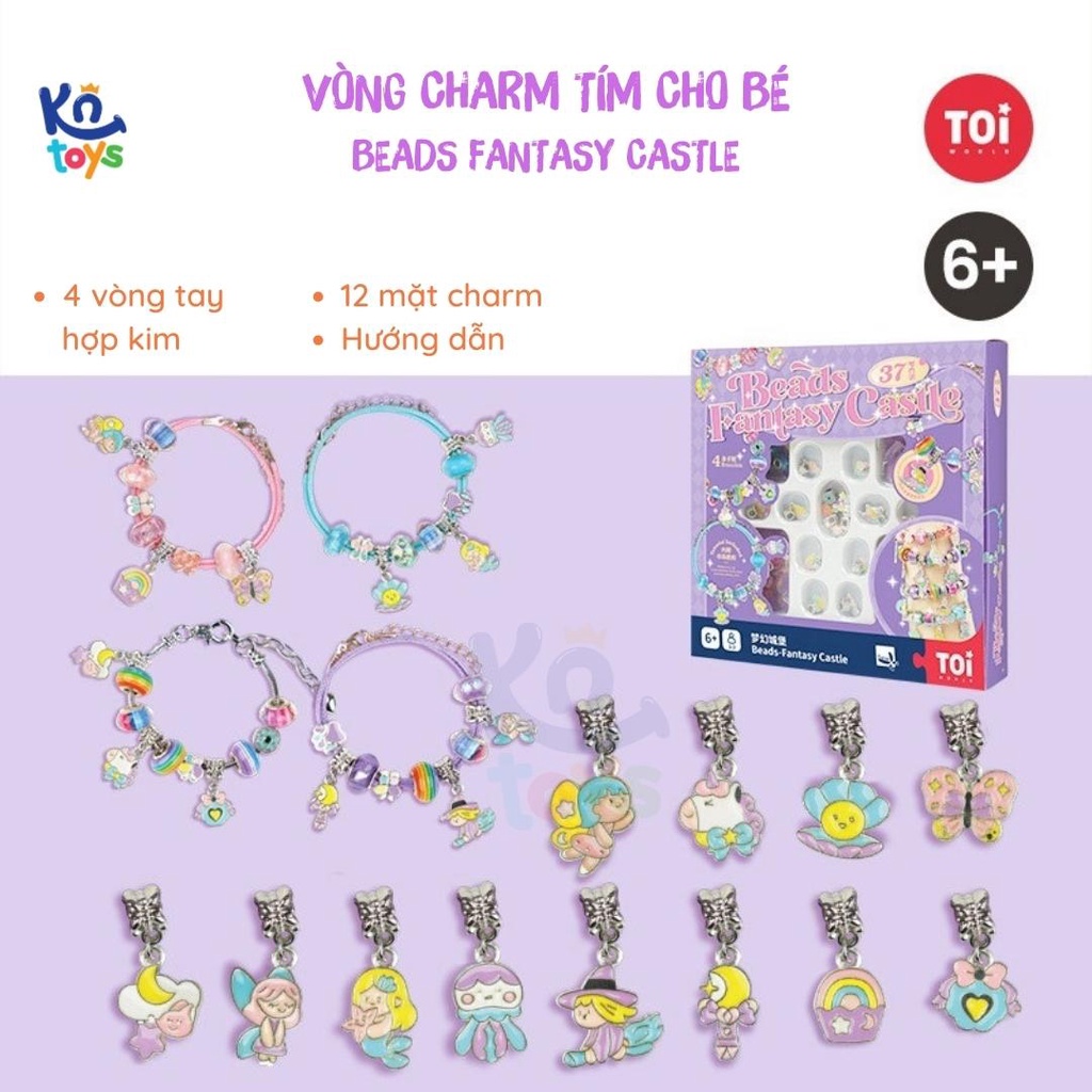 Ảnh Đồ Chơi Tự Thiết Kế Vòng Tay Thủ Công DIY - TOI Beads Charm 2