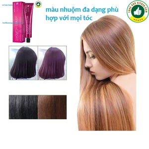 Thuốc Nhuộm Tóc mềm tóc màu tự nhiên BÓNG ĐẸP SHOUPIN CAO CẤP 100ML