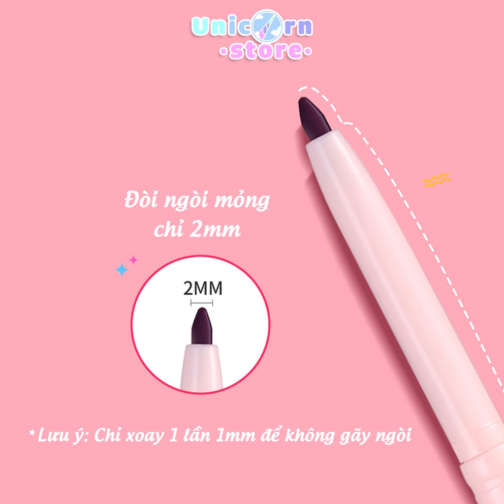Chì Kẻ Mắt Đầu Mảnh Mềm Mịn Bobeini Eyeliner Pencil Y006