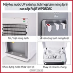 Máy lọc nước nóng lạnh mini để bàn nhập khẩu FujiE, 4 cấp lọc UF Kortech Hàn Quốc gia đình uống trực tiếp làm lạnh Block — ảnh 7