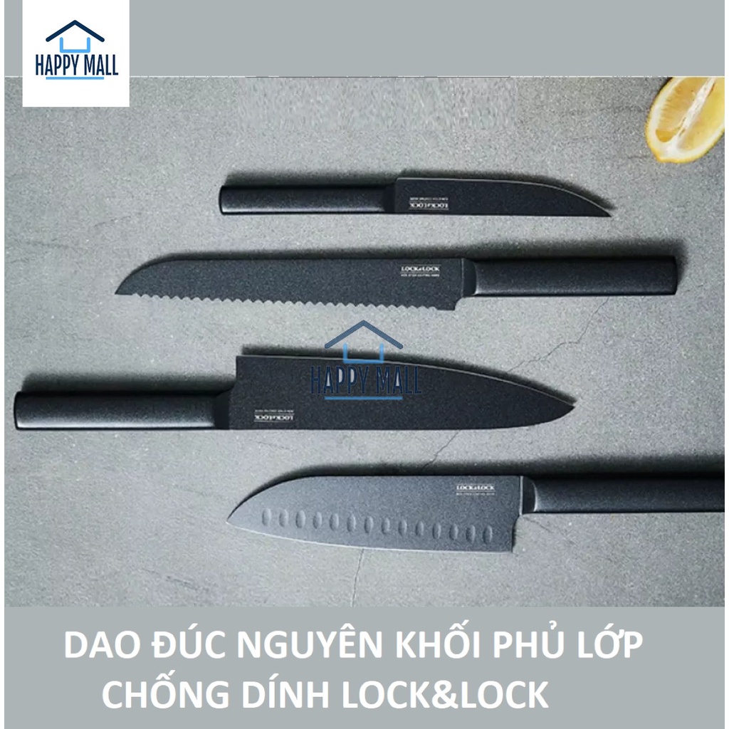 Dao thái chống dính Lock&Lock Santoku Chef Paring Bread Knife đúc ...