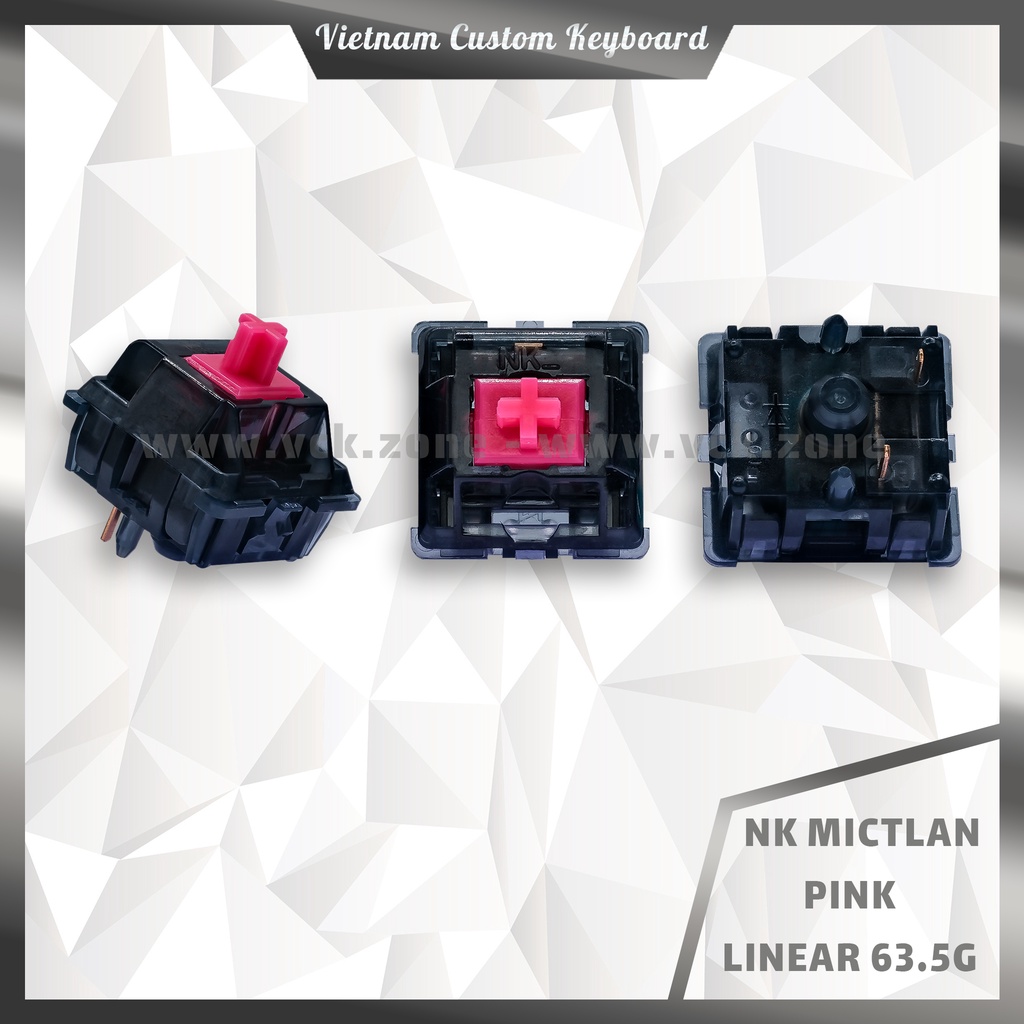 NovelKeys Silk Switch Linear 63.5g Lubed 205G0 Milkshake Mictlan Tfue Awaken Akko Dùng Cho