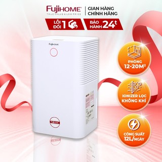 Máy hút ẩm công nghệ Block FUJIHOME DH12 Công suất 12lít/ ngày - Độ ồn cực thấp - Đèn led hiển thị