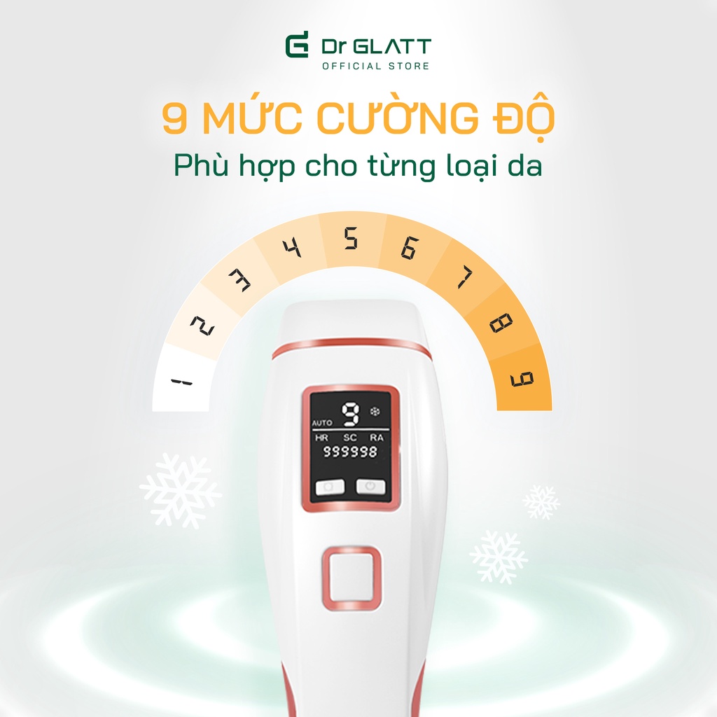 Ảnh Máy triệt lông mini đa năng triệt lông vĩnh viễn trị mụn trẻ hoá da DR GLATT IPL PRO 4