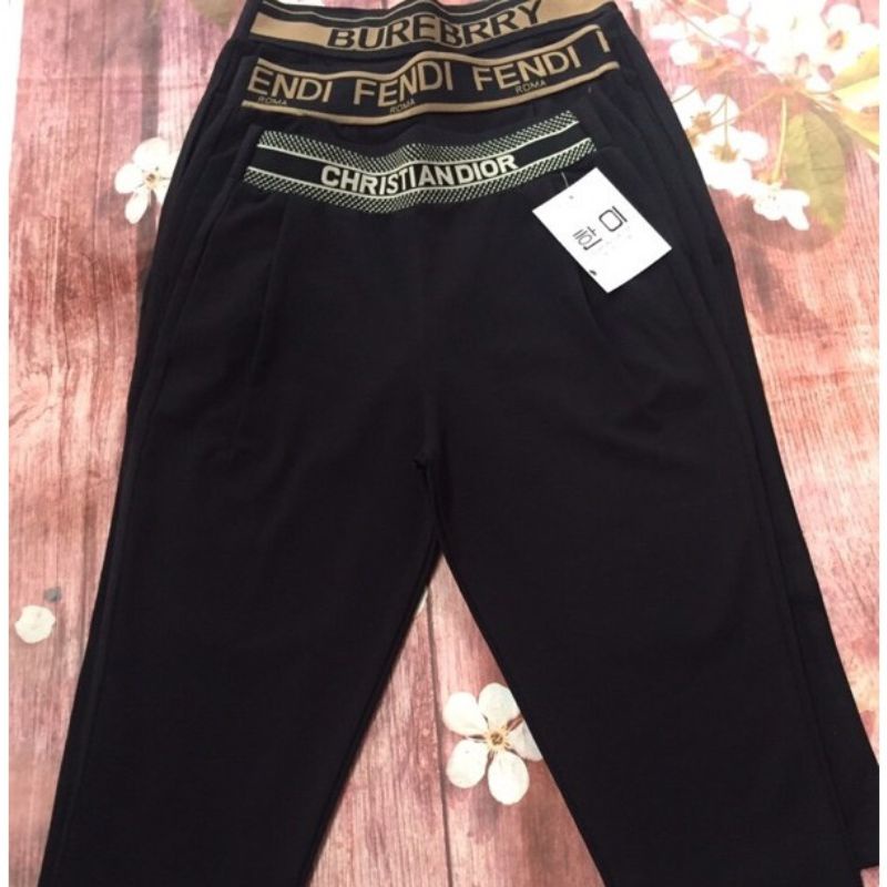 Quần dài baggy công sở chất umi dáng đẹp cạp chun lưng cao vải co giãn siêu tôn dáng bom(cạp giao ngẫu nhiên) ESHOP QD01