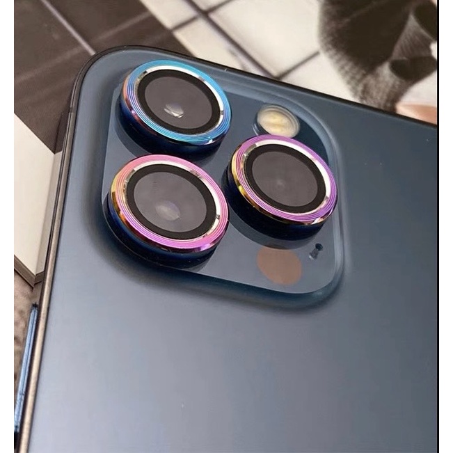 Bộ bảo vệ camera iphone lens kim cương, nhũ đá, titan ( TẶNG KÈM GIẤY LAU )